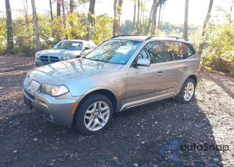 2008 BMW X3 3.0Si из США, поврежденный, VIN WBXPC93428WJ15154